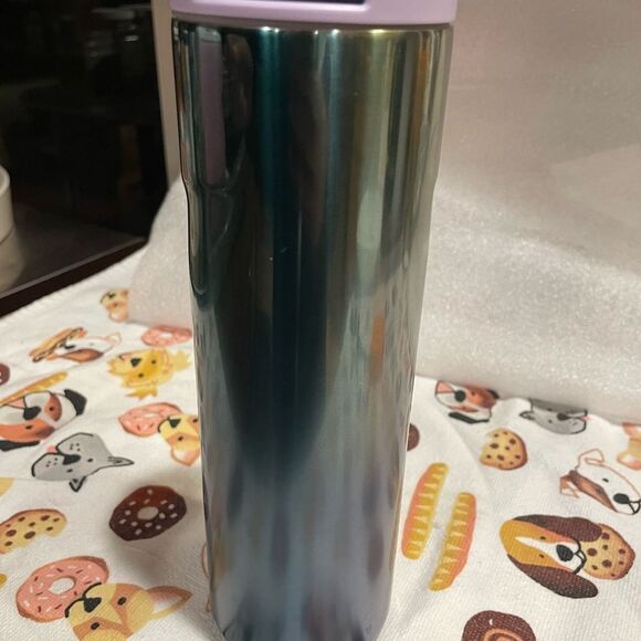 Starbucks Ombré Purple Green Silver Vacuum Insulated 20 OZ Stainless Tumbler - Picture 7 of 16